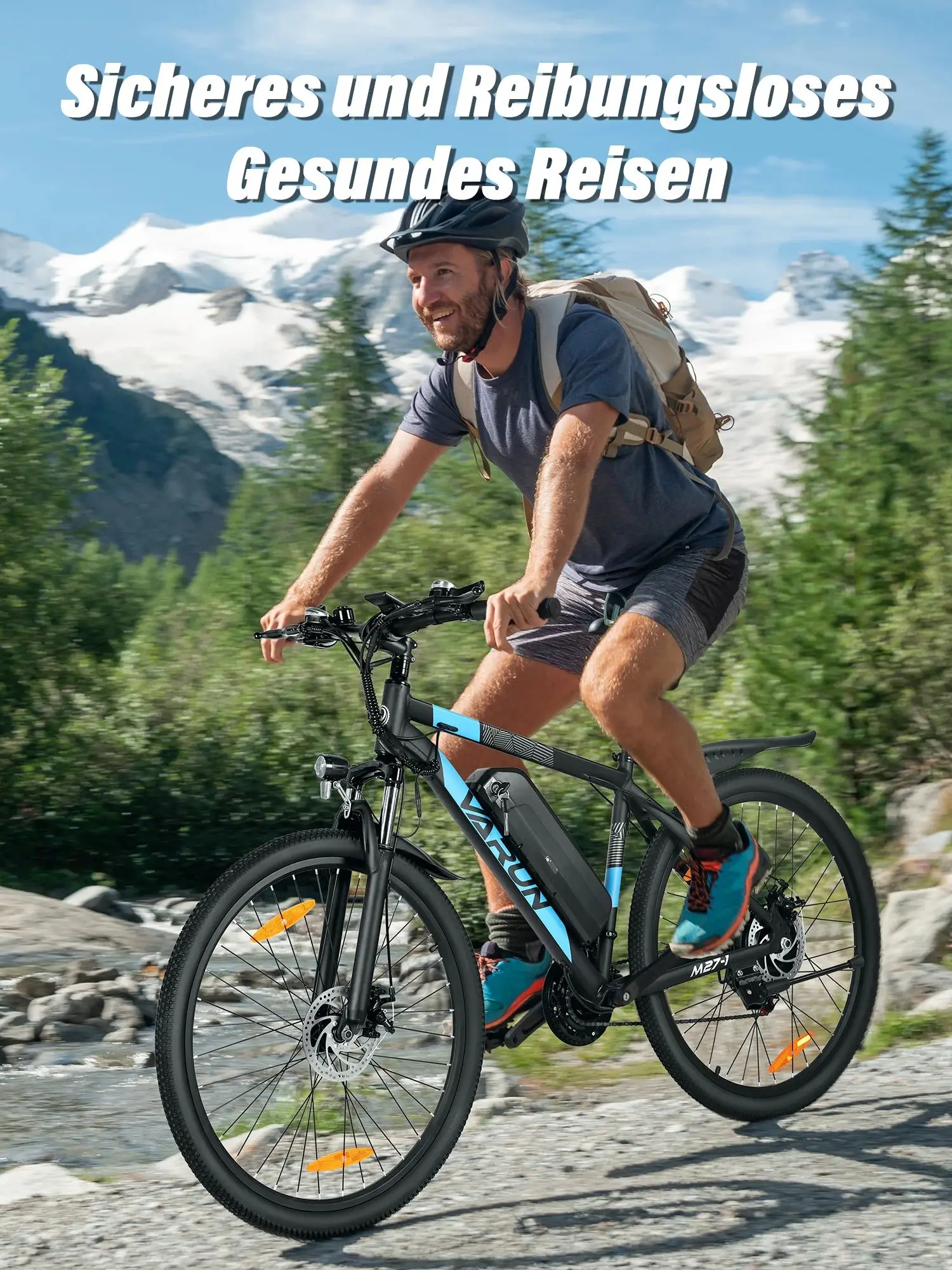 AliExpress VARUN M27-1 pro adult E-bike,250W  city ebike，48V13AH Electric Bike，27.5 lnch Tire commuting electric bicycle app