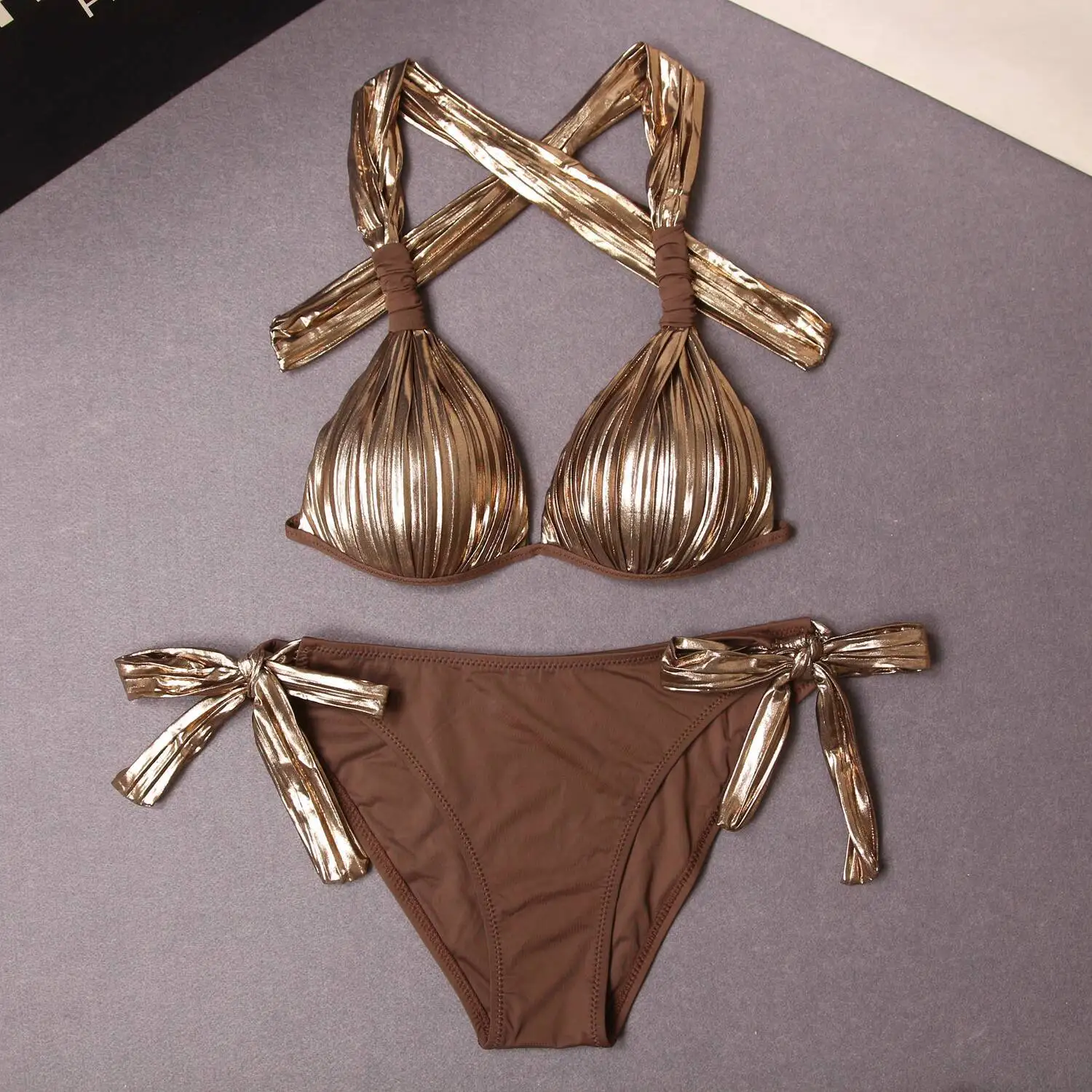 

New Swimsuit Bikinis Women Seaside Vacation Style Sexy Hottie Gather Desire Bikini Swim Suits Womens Summer Clothing Clothes