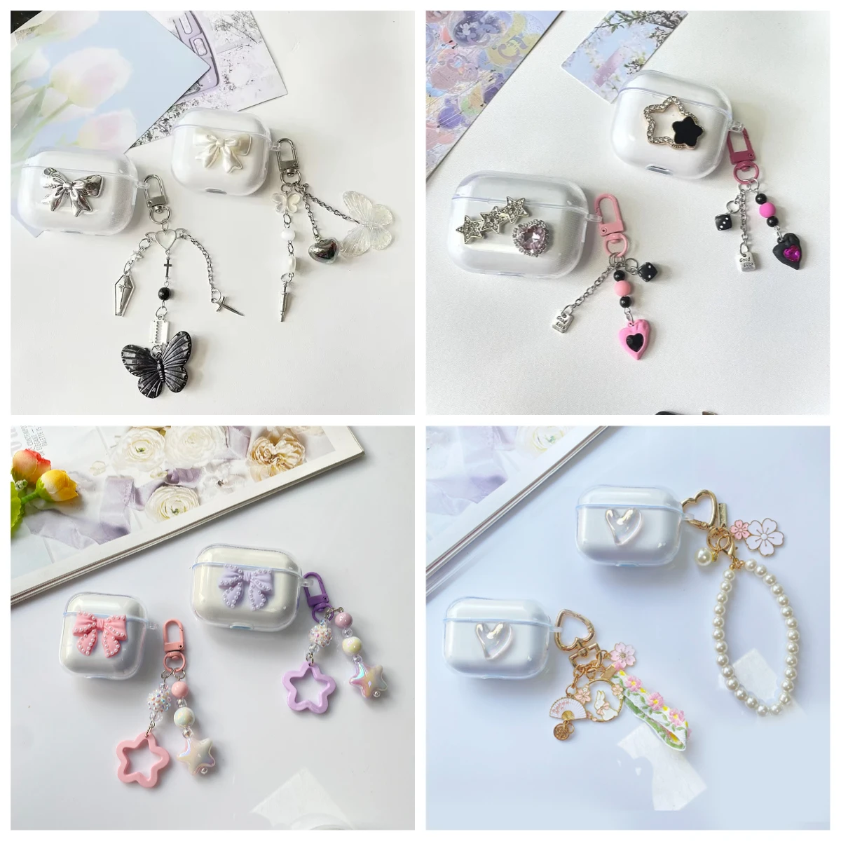 ل Realme Buds T100 T110 T310 T300 T01 غطاء قلادة فاخرة مع سيليكون شفاف حقيبة سماعة الاذن ل Realme براعم T310 غطاء