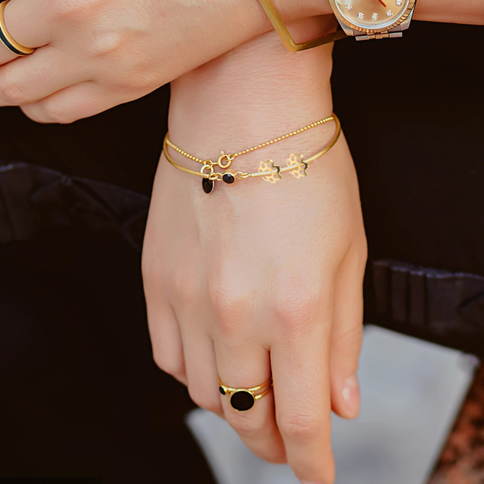 

DIY Handmake Iron Decoration Bead Ends Flower Bead Caps for Jewellery Making(a Box of Assorted Color)