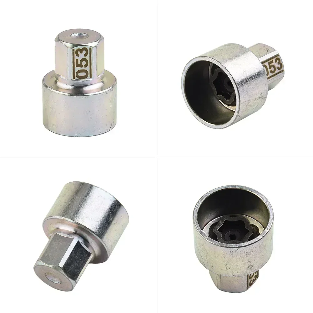 Car Tire Wheel Lock Anti-Theft Screw Lug Nut Bolt For BMW 1/3/4/5/6/7 Series F20/F21 F30/F31 F32/F34 #51/53/55/57/58/60 Socket