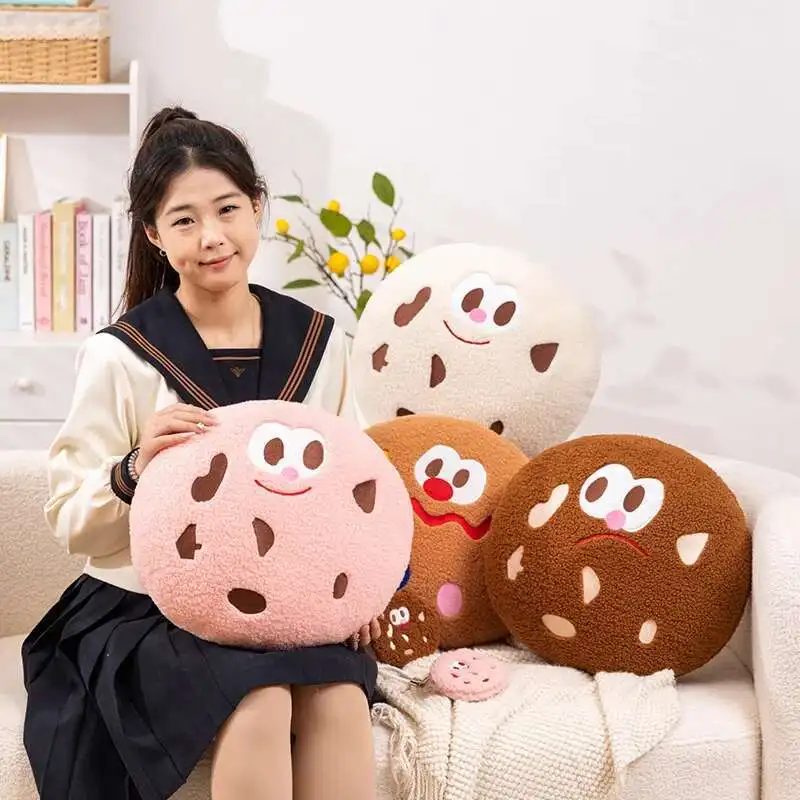 Simulatie Ahoy Koekjes Chocolade Koekjes Knuffel Portemonnee Hanger Leuke Cartoon Gevulde Pop Sofa Decor Tas Decor Kid Gift