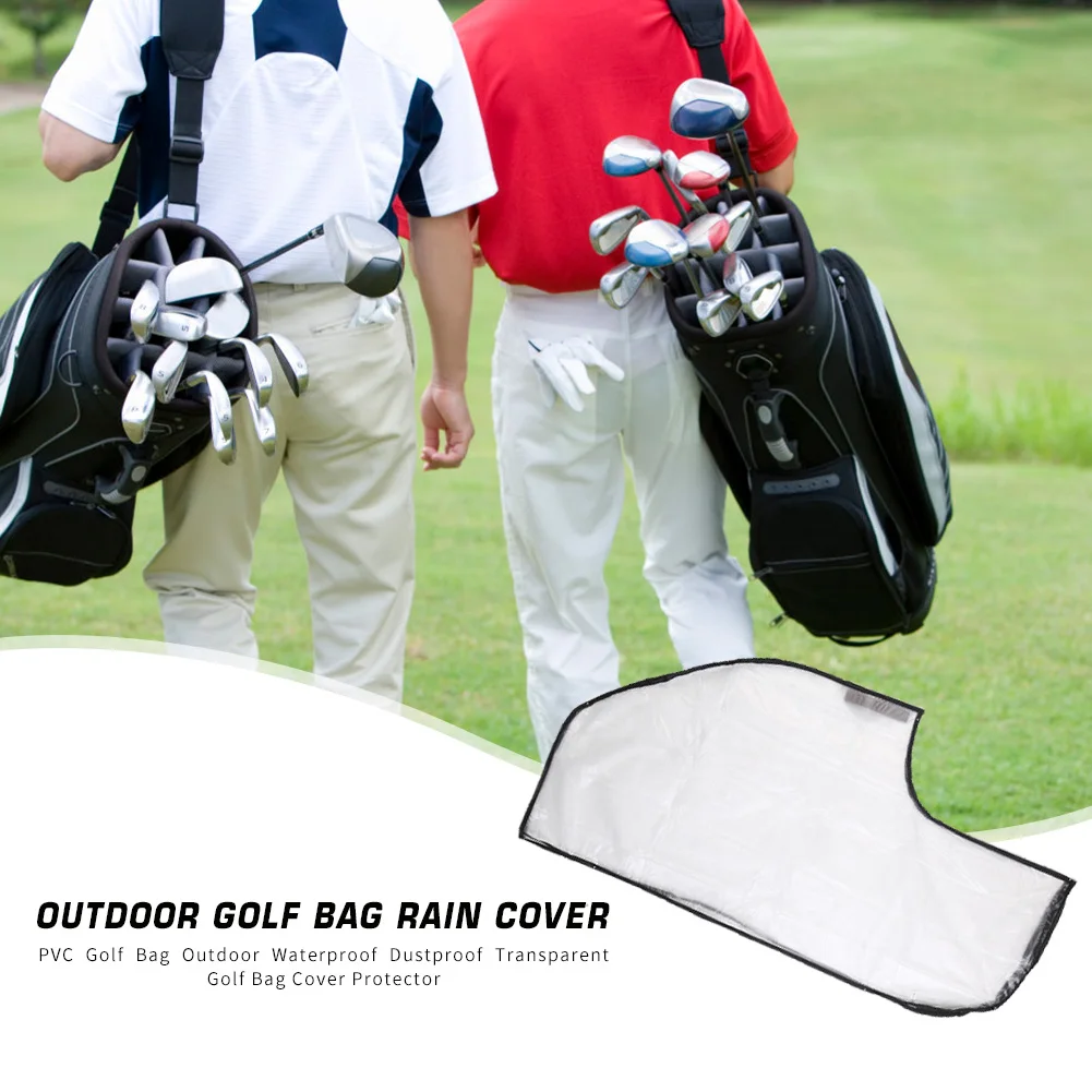 

PVC Golf Bag Rain Cover Golf Bag Rain Protection Cover Protect Your Clubs Dustproof Golf Protection Cover for Golfer