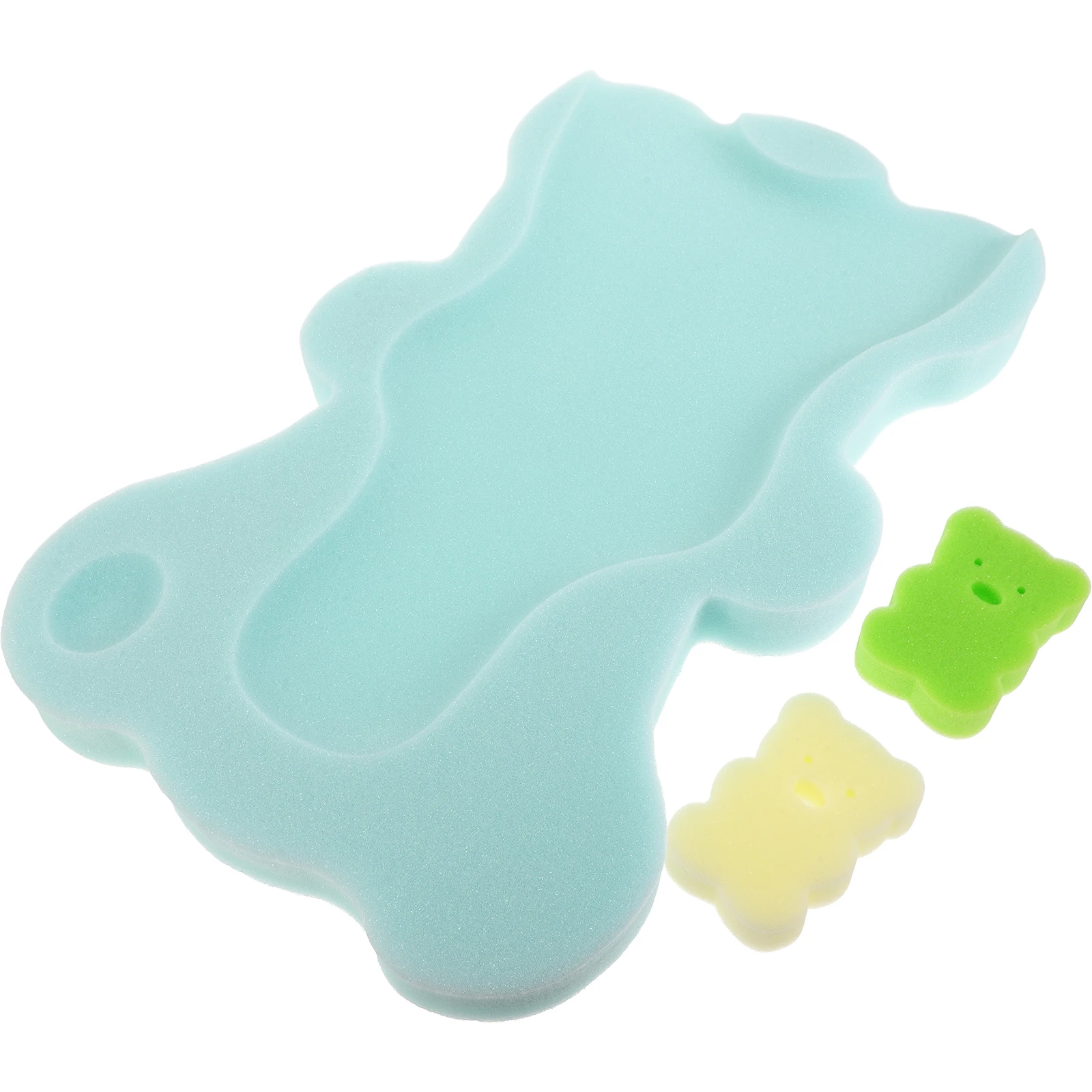 

Baby Bath Mat Sponge Pad Tub Infant Seat Lying Board Seats for Babies Sitting up Newborn Mats Breathable Nonslip Soft Baby