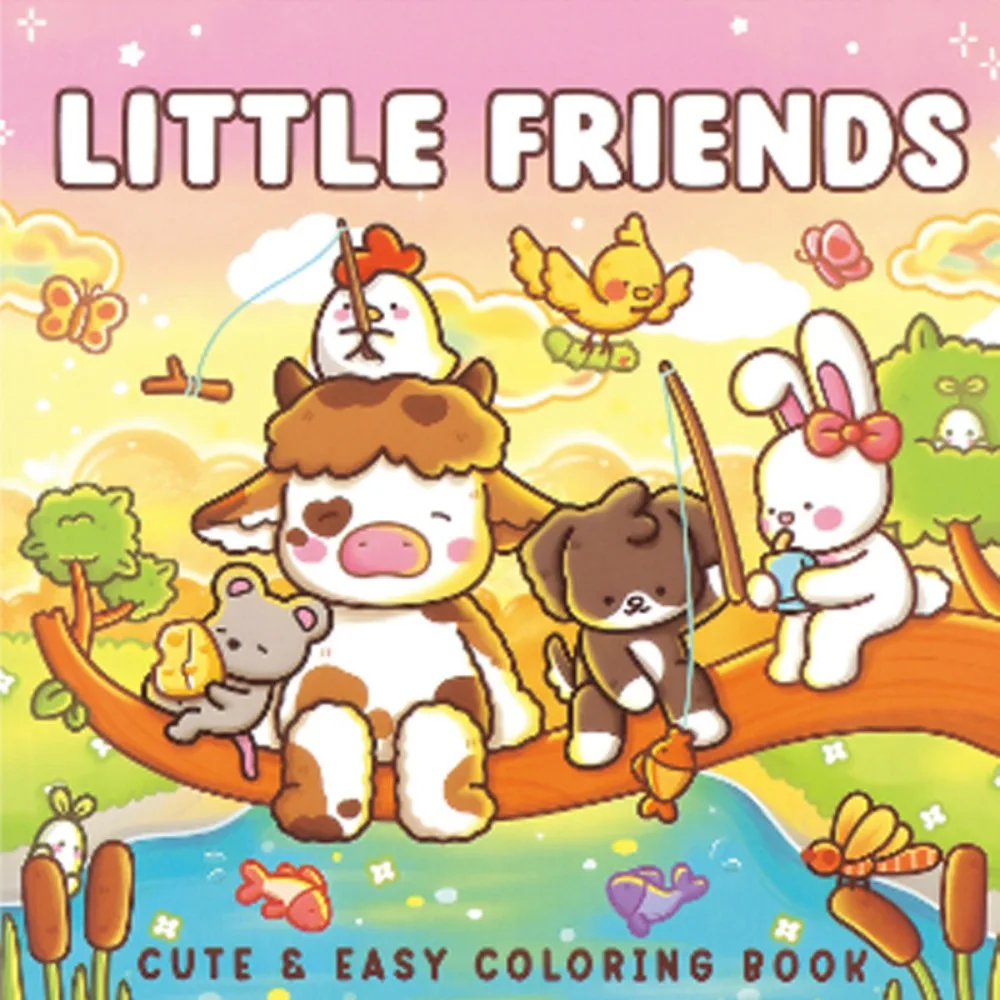 

Froggy Days Cartoon Coloring Book Fuzzy Tales Charming Frog Graffiti Copy Sketch Book Early Education Doodling