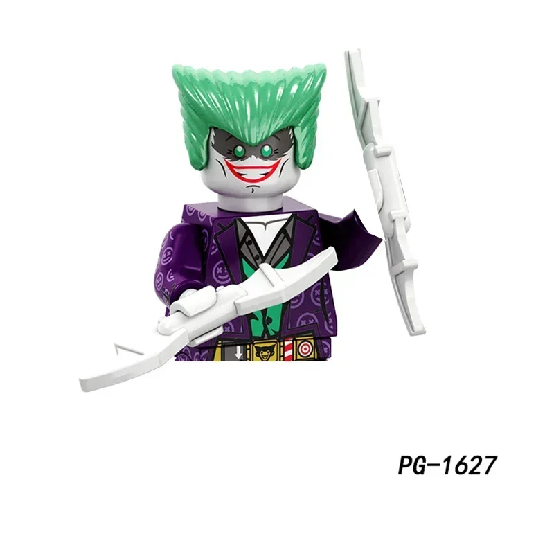 PG8186 Super Hero Batman Joker Catwoman Riddler Harley Quinn Bane mattoni personaggio dei cartoni animati building block ragazzo regalo di compleanno