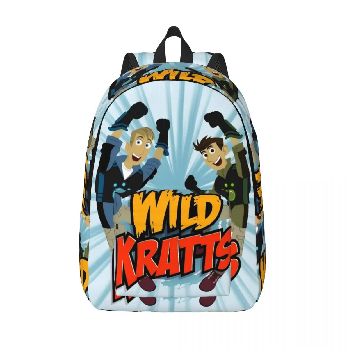 

Wild Kratts Backpack for Boy Girl Kids Student School Bookbag Canadian Cartoon Daypack Kindergarten Primary Bag Travel