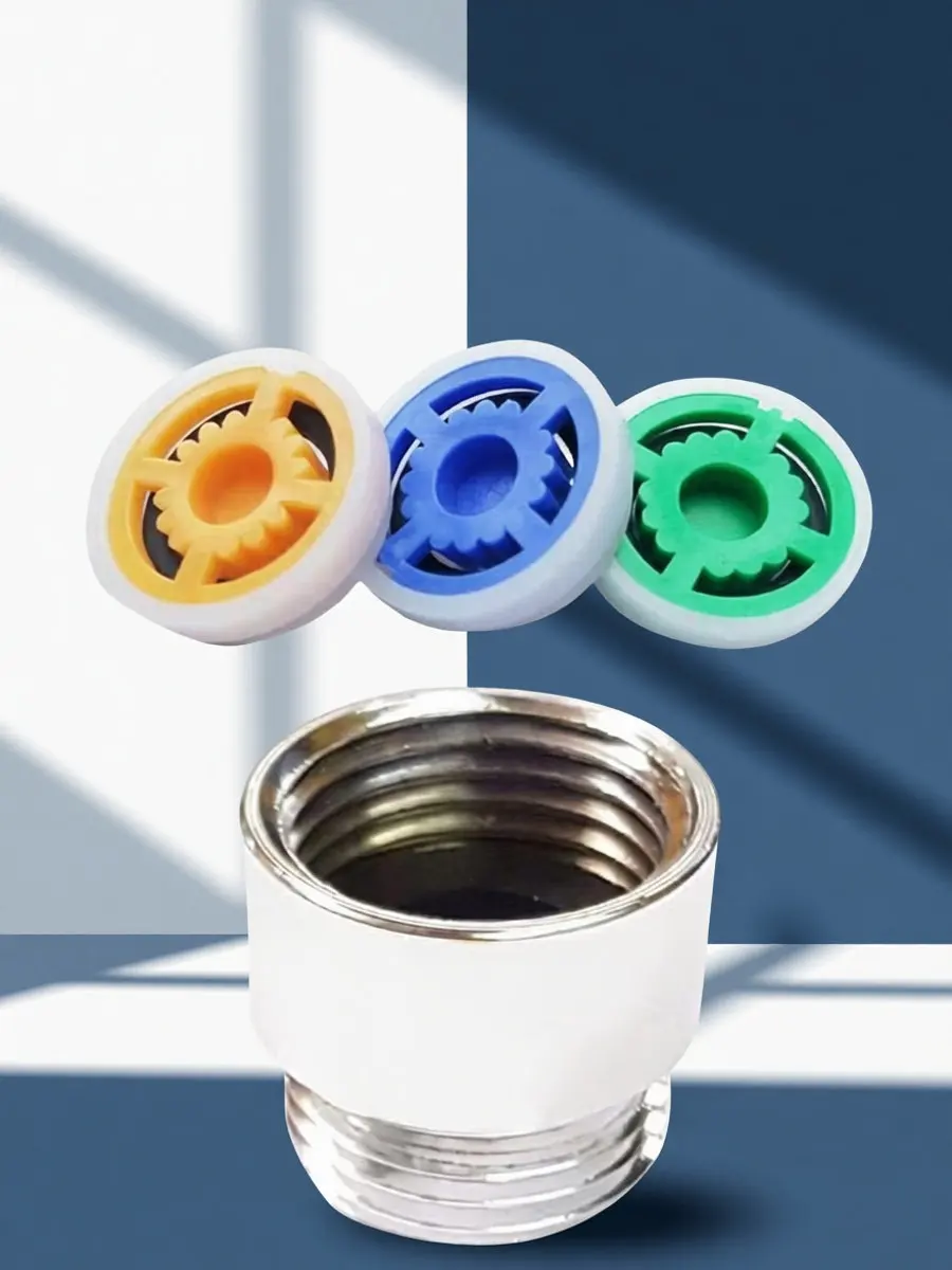 4pcs Shower Flow Connector Faucet Restrictor Internal External Teeth Copper Anti Rust Corrosion Resistant Bathroom Hotel Easy