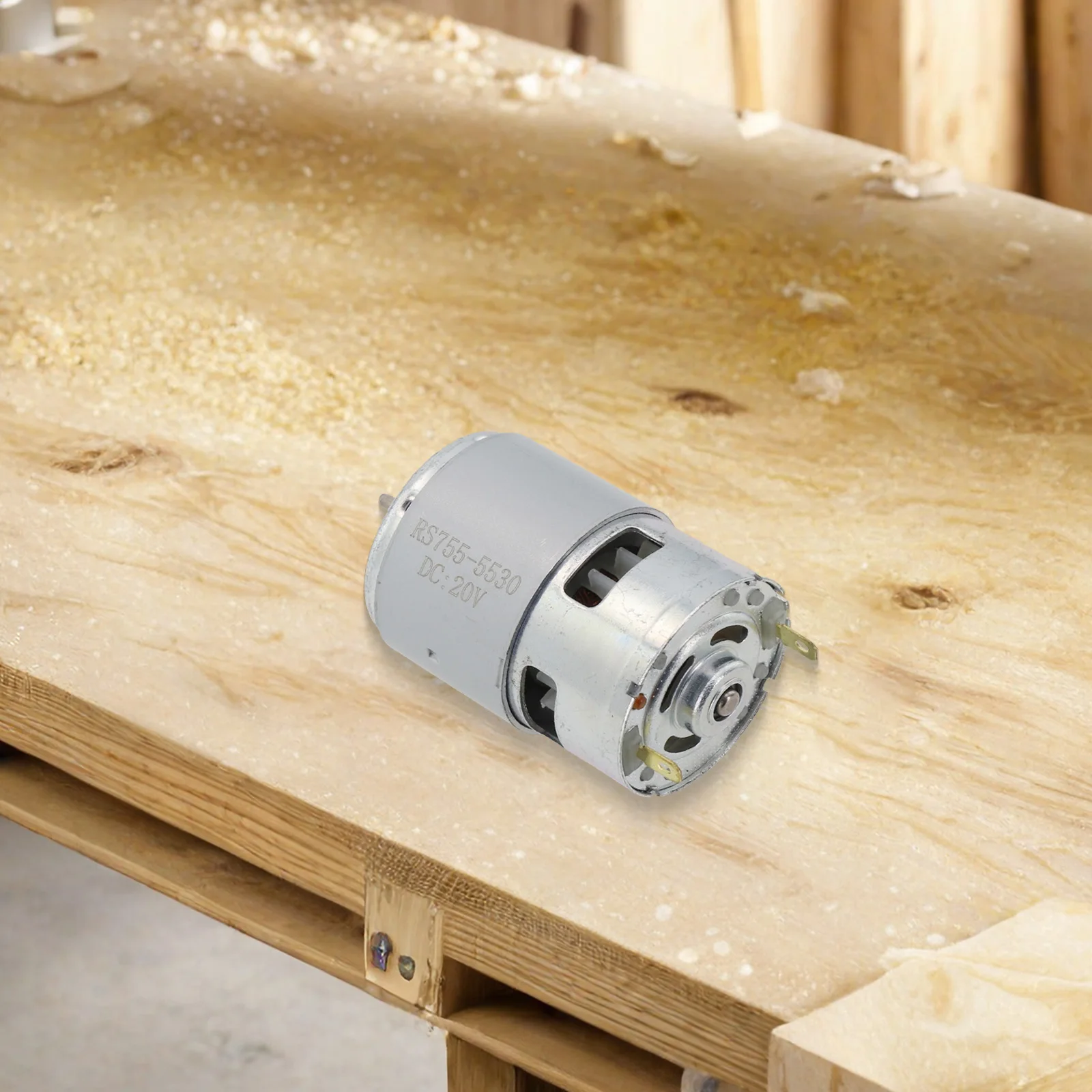 755 Series Motor Featuring D-Shaped Shaft for Integration into 20V 21V Cordless For Car Washing and Mowing Gear