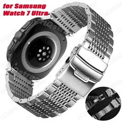 Stainless Steel Strap for Samsung Galaxy Watch 7 Ultra 47mm Bracelet Mesh Band for Galaxy Watch Ultra Men Business Wristband