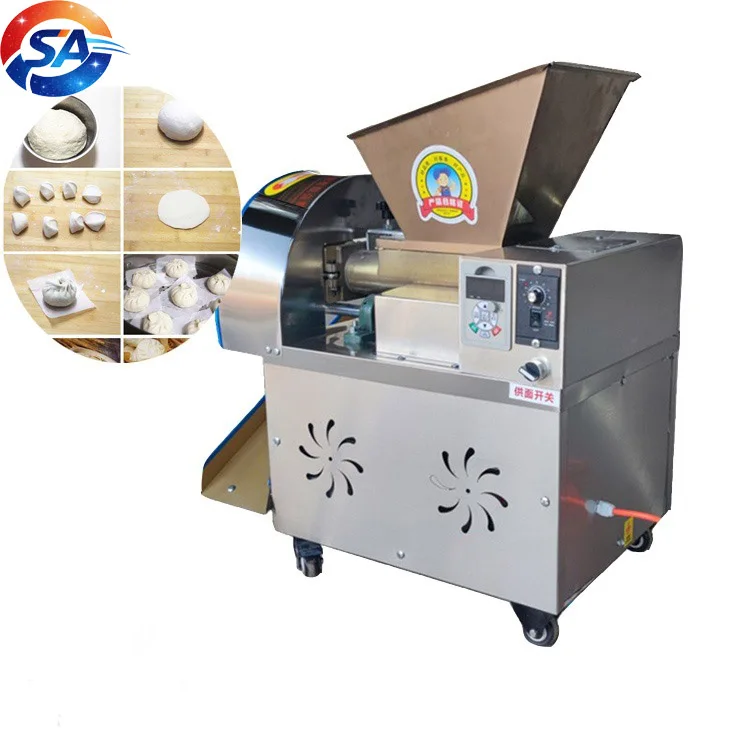 Adjustable Size Slitting Rounding Machine Automatic Dough Ball Making Equipment Dough Separator Machine Motor Food-grade