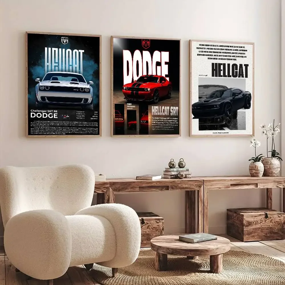 HELLCAT ACR Good Quality Prints and Posters Waterproof Paper Sticker Coffee House Bar Posters Wall Stickers