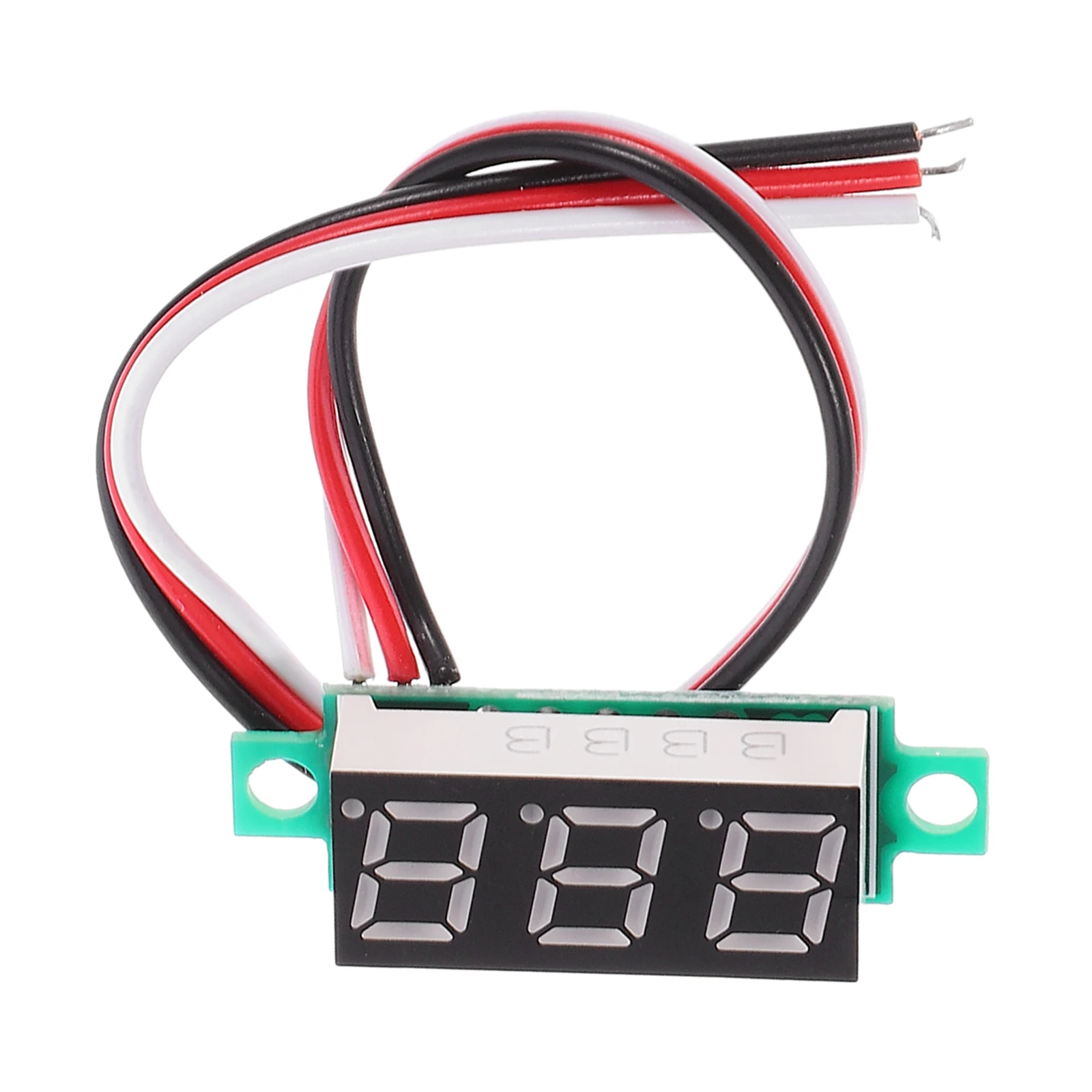 

DC4 30V 0 10A Digital Ammeter Voltmeter LED Display Panel Module 35x18x9mm 19cm Cable Blue Color Mini Accurate