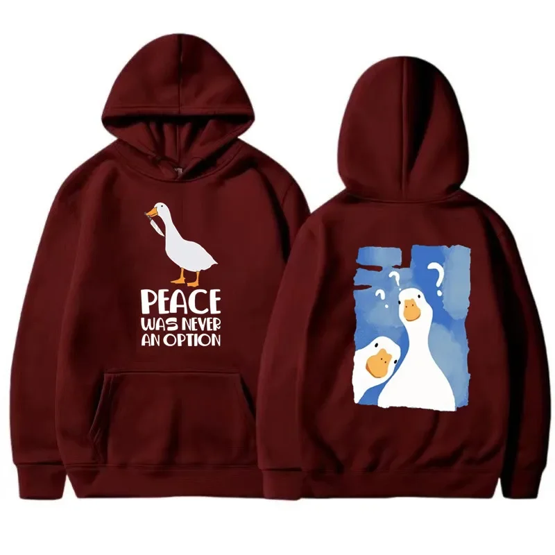 Fashion Male and female couples Cute duck print Hoodie Casual Hoodies Pullovers Sweatshirts Men\'s Top  Color Hoodies Sweatshirt