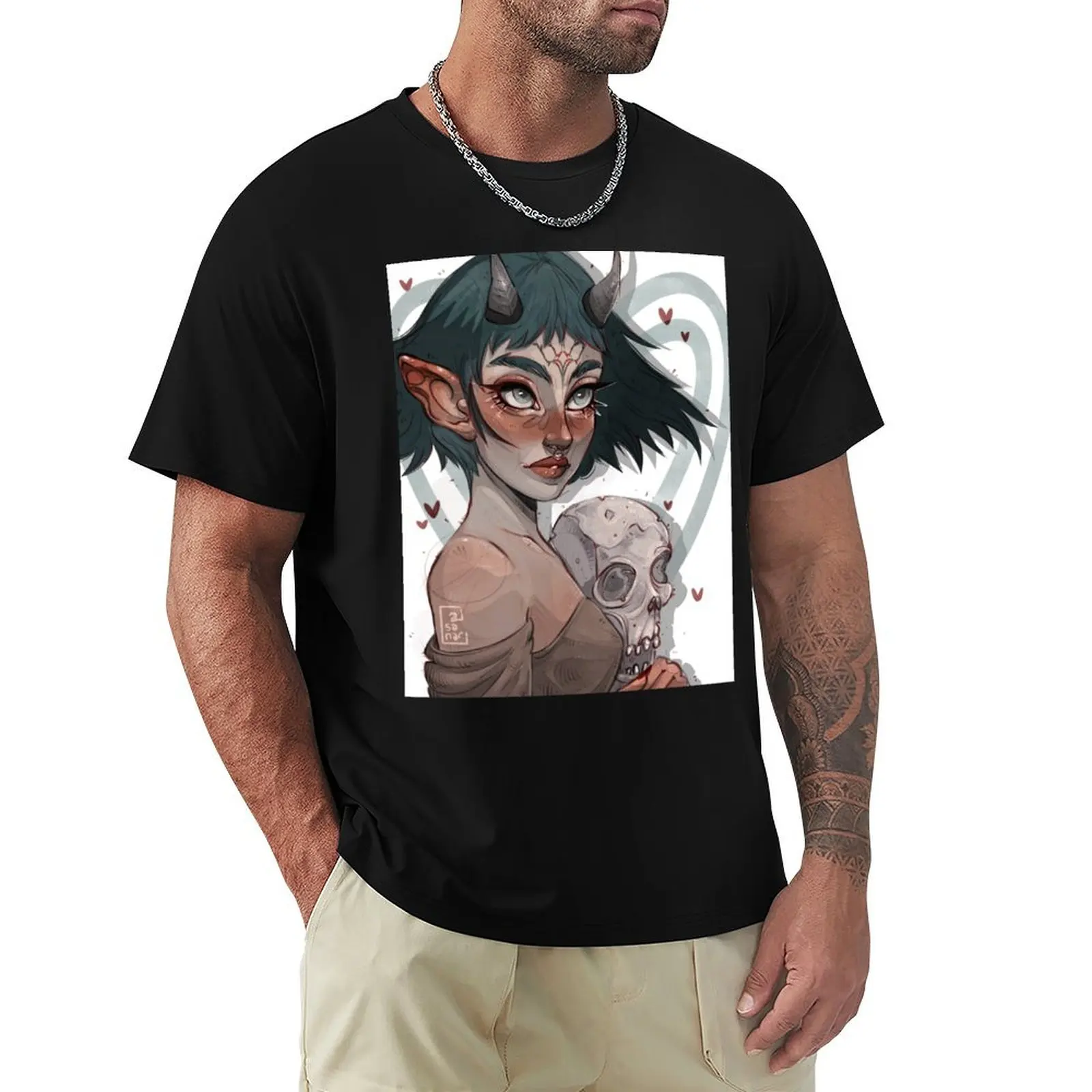 HALLO T-Shirt cotton t-shirt plain for man package T-Shirt