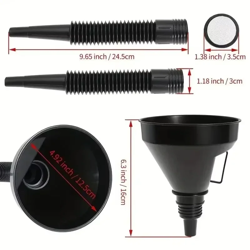 Spill-Proof Refueling And Oil Changing Tool with Wide Mouth And Handle for Easy Pouring And No Mess