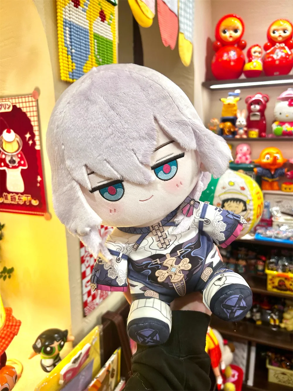 Plushie Honkai Impact 3rd Theresa Apocalypse 30cm Doll Toy Sitting Body Clothes Costume Dress Up Game Cosplay