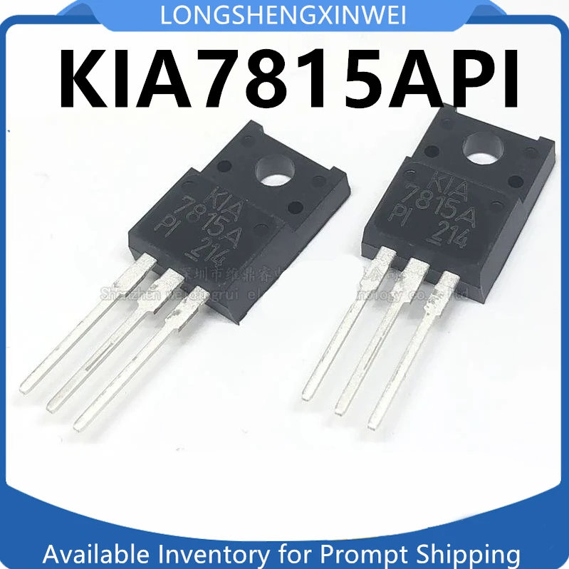Triodo sellado de plástico, 1 piezas, KIA7815API, KIA7815A, 7815 TO-220F