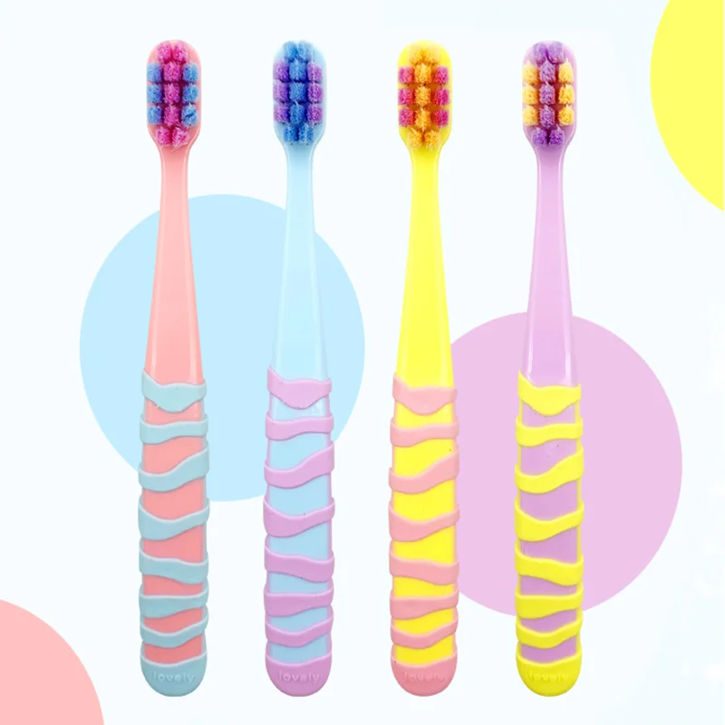 

2-12Y Kids Colorful Toothbrush Training Toothbrush for Girls Ultra Soft Toothbrush Theeth Cleaner Children Toothbrush