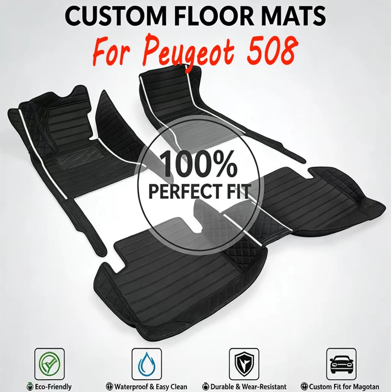 

Car Floor Mats For Peugeot 508 2011 2012 2013 2014 2015 2016 2017 2018 Auto Interior Accessories