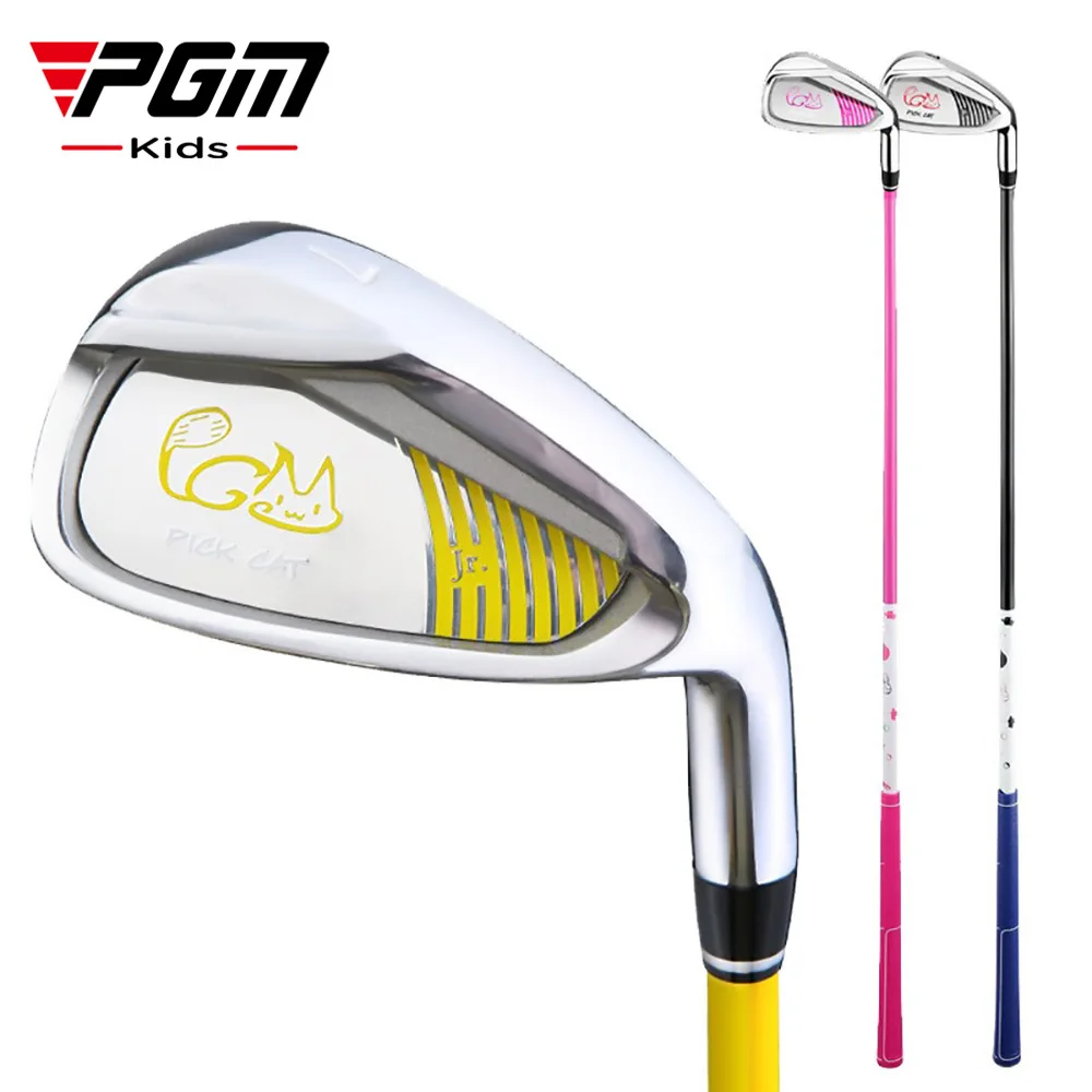 PGM Clubs Kids  Golf 7#  IRONS Right Handed Aluminum Alloy Head Children  for 3-12 Years Pole Carbon Shaft JRTiG007