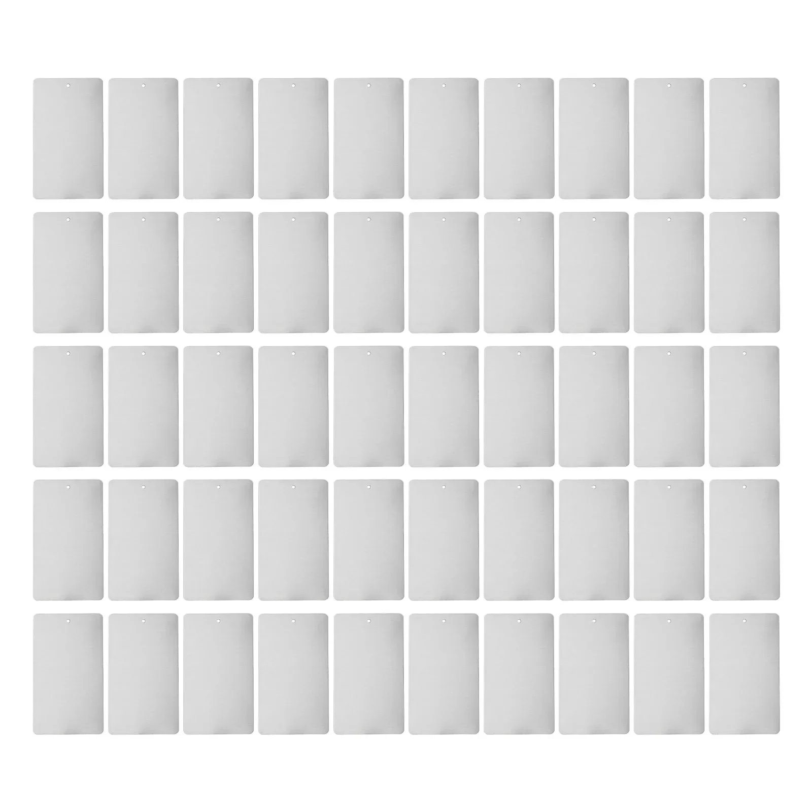 50 Pcs Aluminum Plant Labels Double Sided Metal Labels Tree ID Tag Durable- Waterproof For Garden Supplies Planting Tool Parts