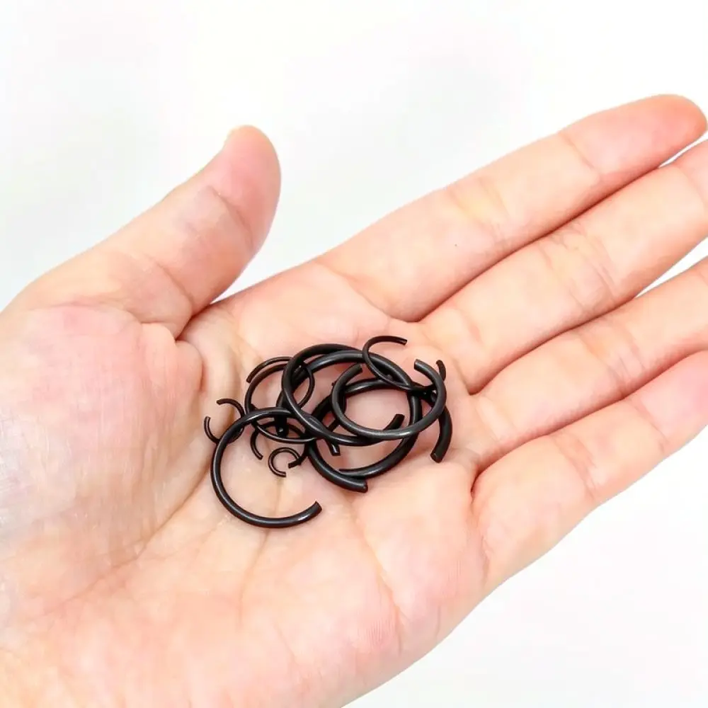 Circlip Assortment Kit Manganese Steel Internal Retaining Ring C Type Snap Ring For Mechanical Repair Industrial Maintenance