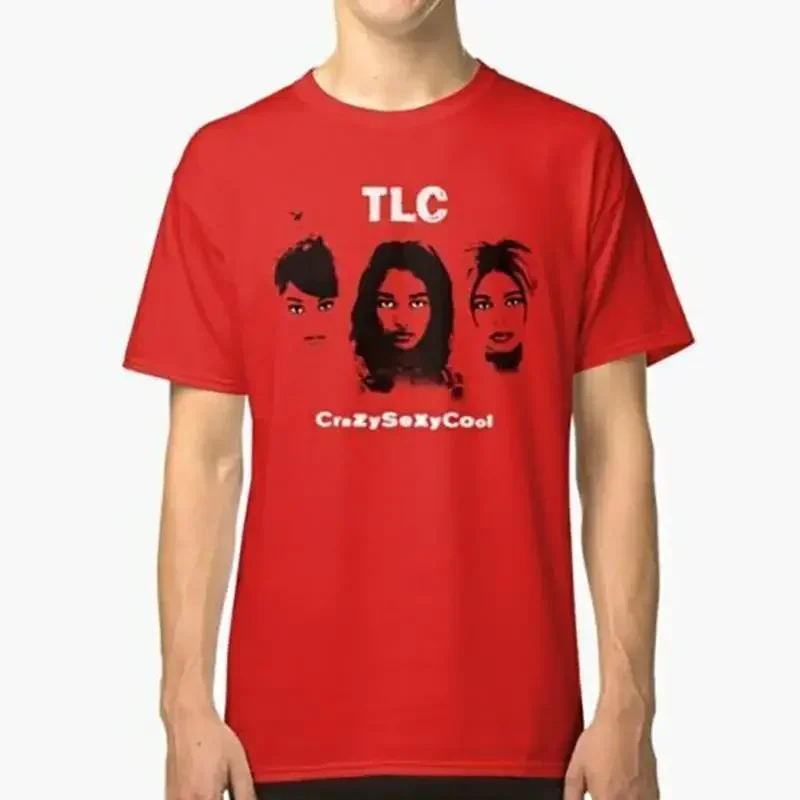 Hot New Tlc Band Girl Group Vintage Black T Shirt S 5Xl