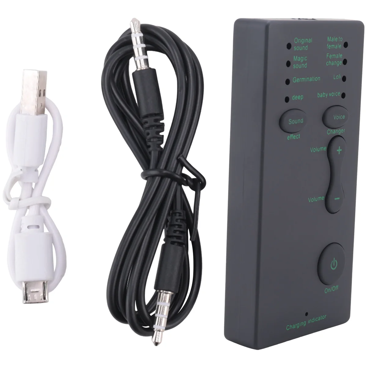 LDFH Disguiser الهاتف ميكروفون مغير الصوت محول 8 أوضاع تغيير الصوت لعبة PUBG MIC