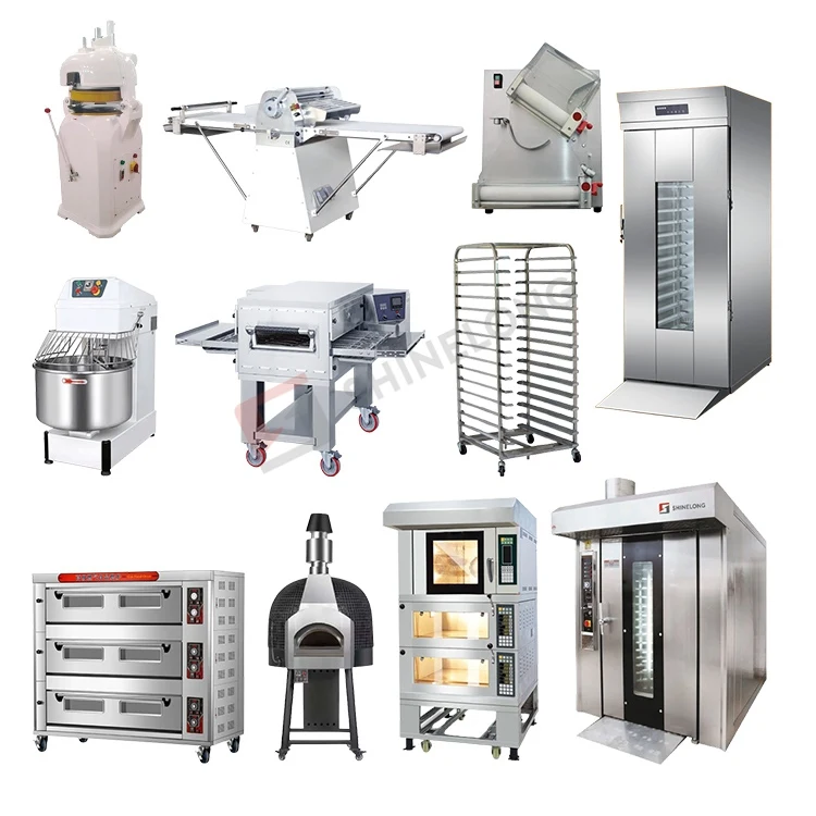 Commercial Ovens Bakery Equipment Set Electric Gas Baking Small Bakery Equipments Bread Bakery