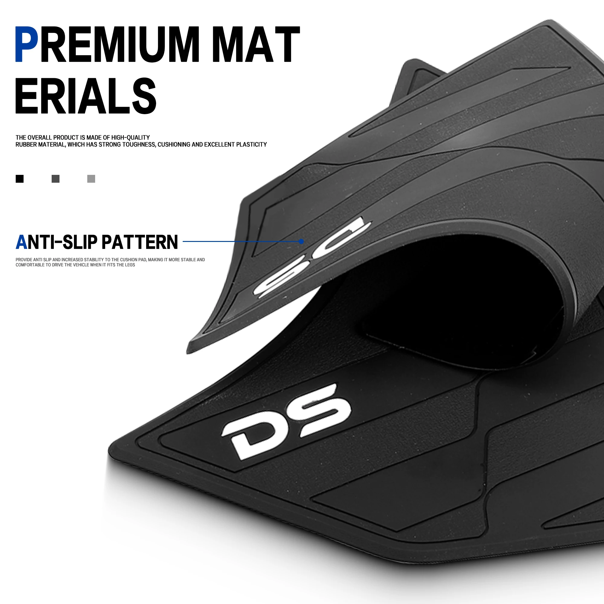 ل VOGE DS525X 525DSX 2023 2024 خزان وقود دراجة نارية وسادة خزان الغاز منصات الجر خزان القبضات ملصقات جانبية حامي ملصق مائي