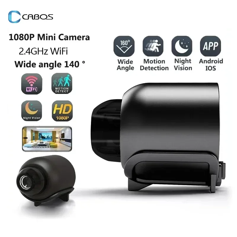 nova x5 mini camera 1080p visao noturna clara leve portatil premium cams deteccao de movimento camera de vigilancia sem fio 01