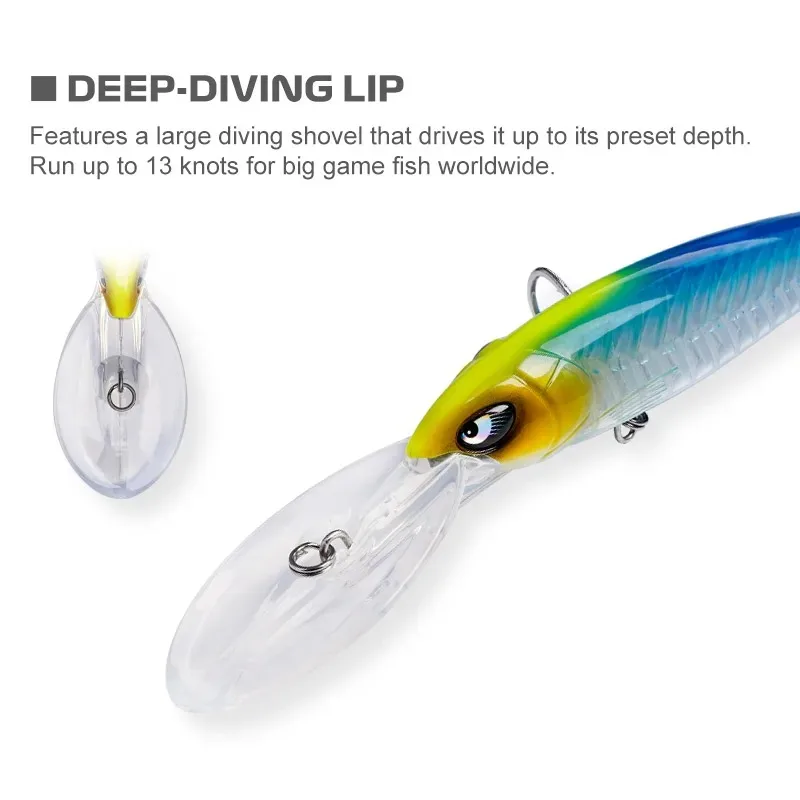 Señuelo Minnow Noeby Hueso de Pez – Hundimiento Profundo - imagen 2