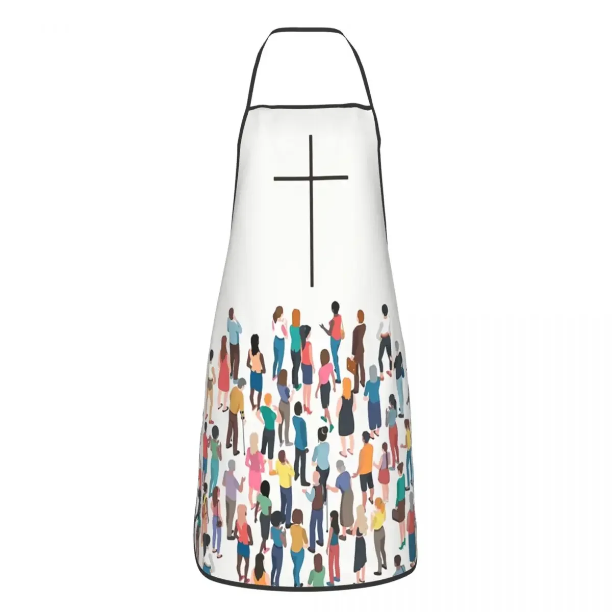 

Custom The Cross Of Jesus Christ Funny Aprons Women Men Adult Unisex Kitchen Chef Bib Tablier Cuisine Cooking Baking Gardening