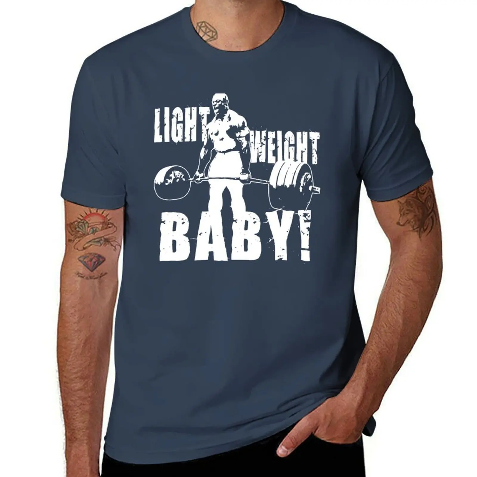 

Light Weight Baby! (Ronnie Coleman) T-Shirt cotton t shirt man man graphic t shirt T-Shirt