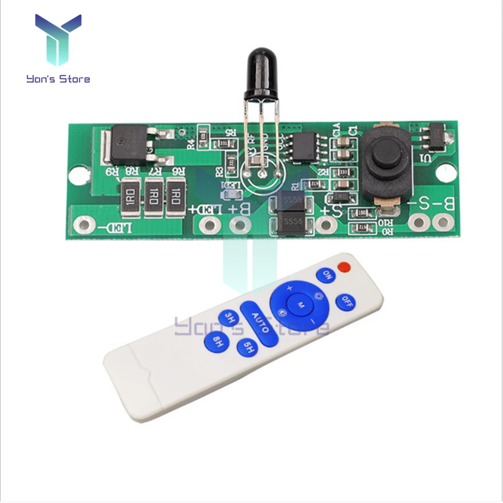 التحكم عن بعد طويلة مشرق التلقائي الحد من الطاقة 3.2V3.7V الشمسية ضوء الشارع لوحة دوائر كهربائية تحكم لوحة القيادة الشمسية