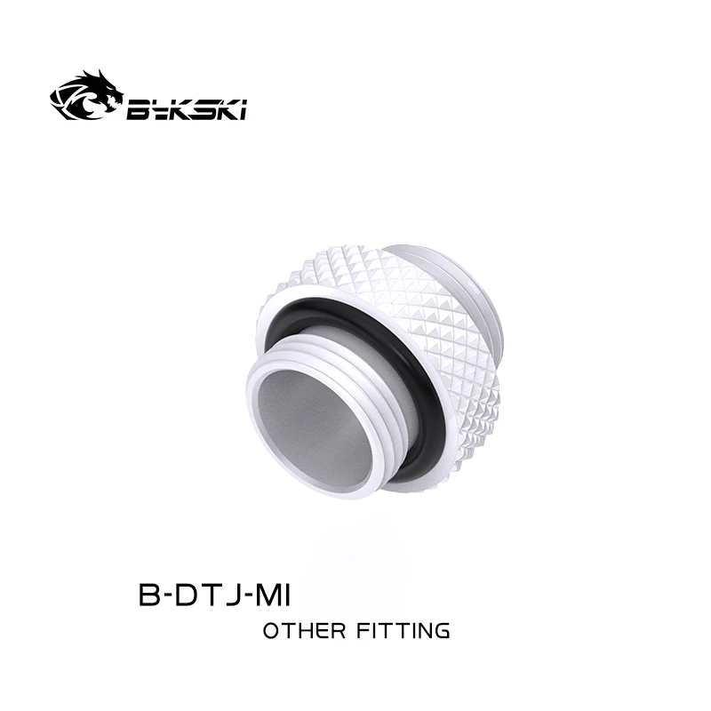 Bykski B-DTJ-MI,G1/4 Dual External Thread Mini Male To Male Fittings,PC Water Cooling Connector