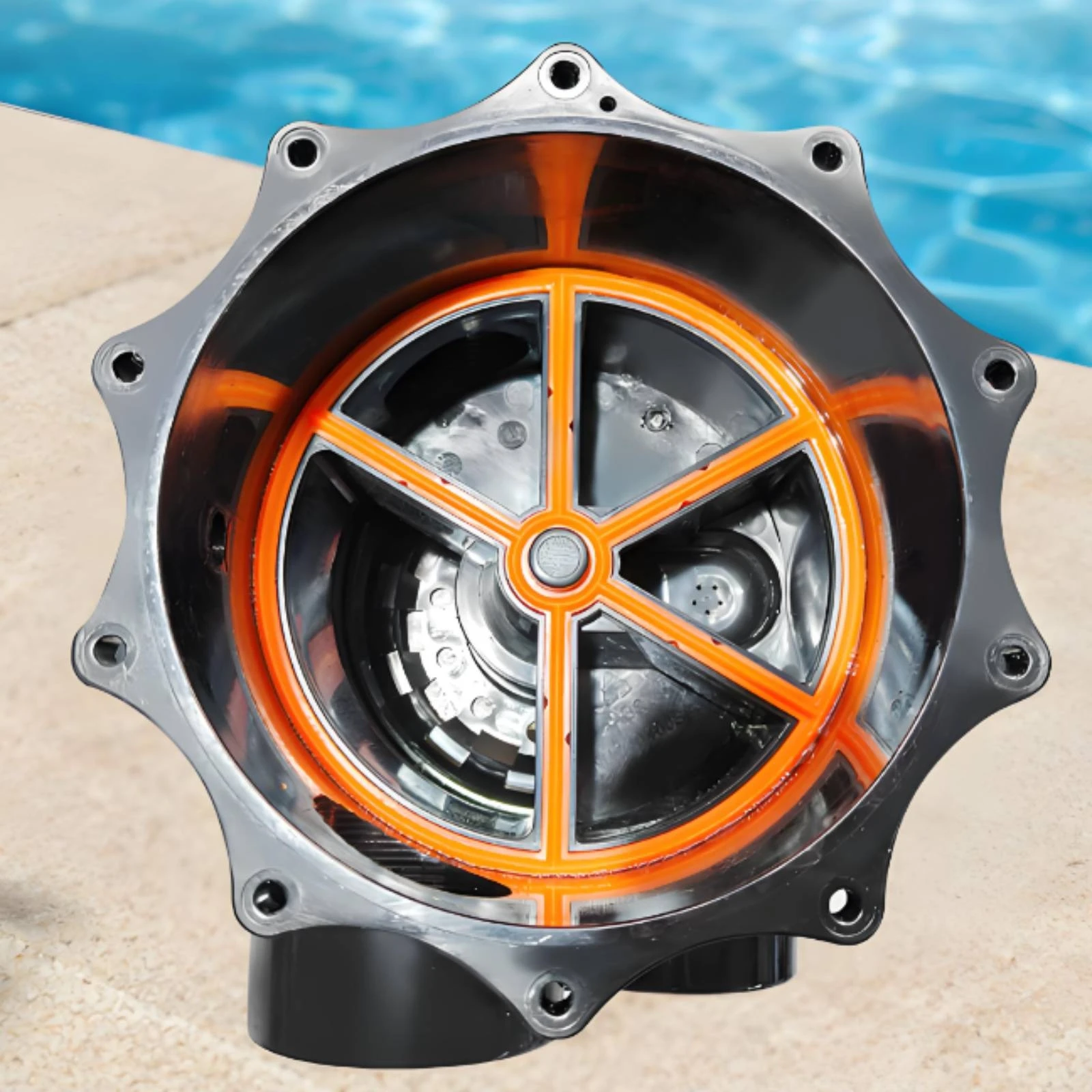 Sand Filter Seal Molded Rubber Sealing Seal Equipment Part Orange
