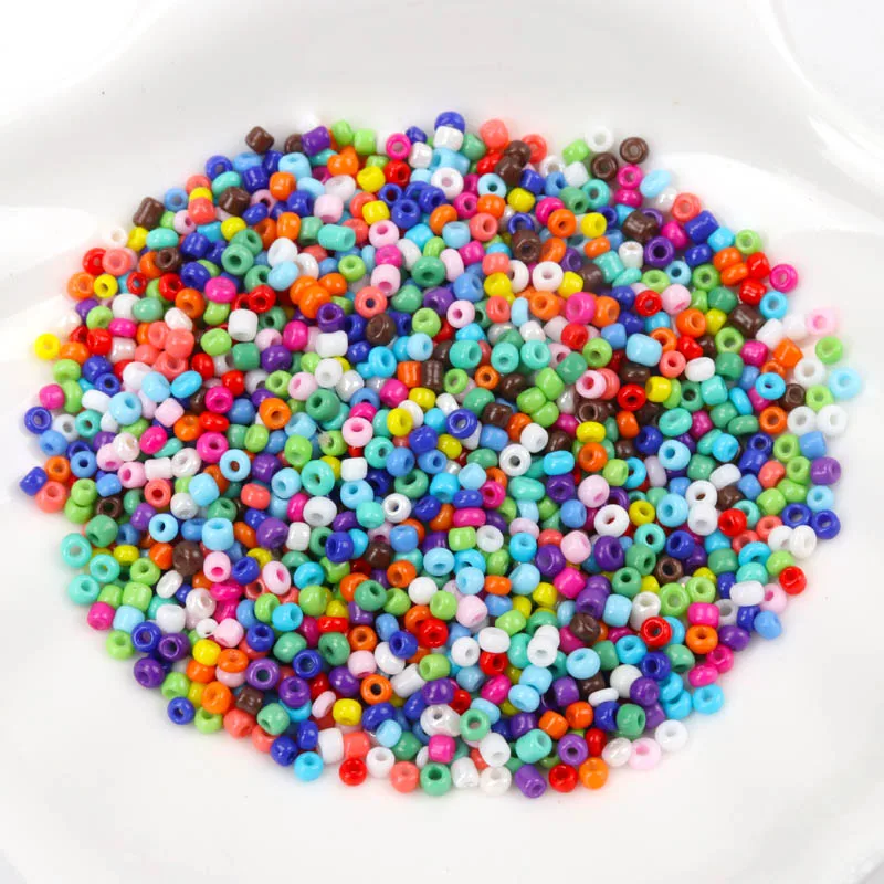 Gold und Silber Farbe 2mm 3mm 4mm Kristall Glas Spacer Perlen, tschechische Rocailles für Schmuck handgemachte DIY BLUV03X