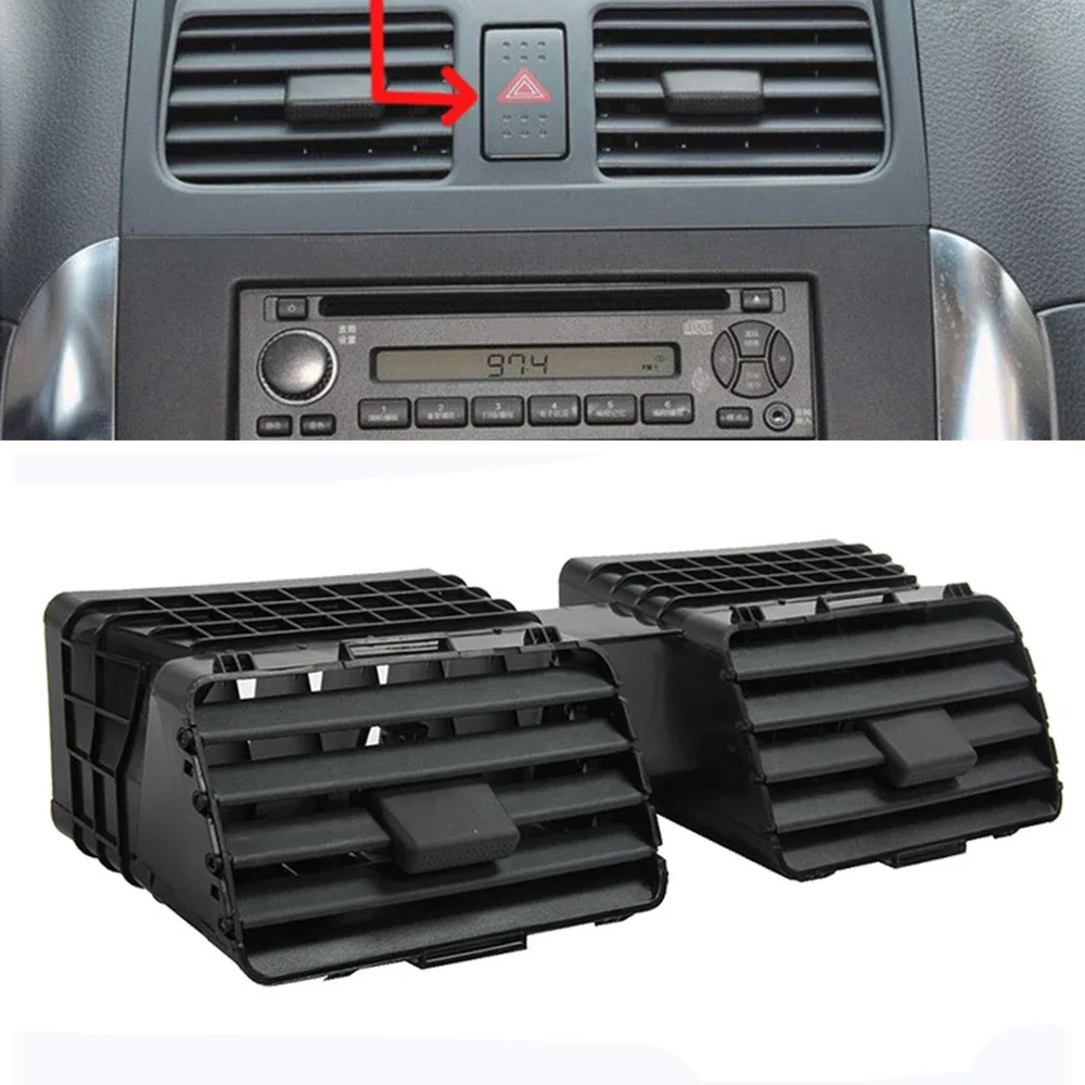 

Pop For Suzuki Swift SX4 2010-2013 Front Dashboard Panel A/C Dash Center Console Central Air Conditioning Outlet Vent Grille Gri