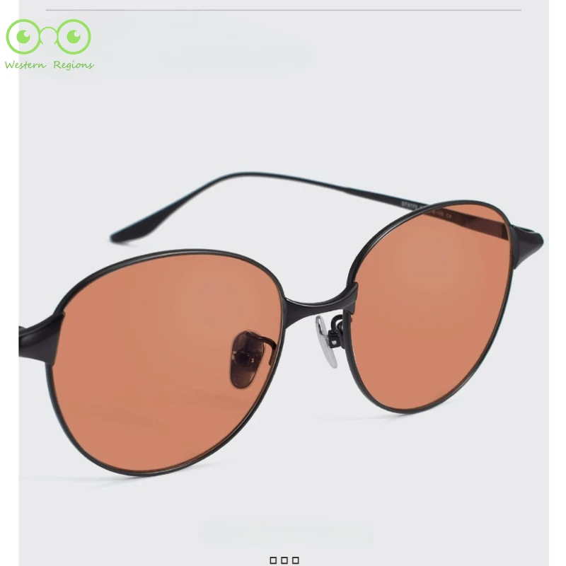 2025 نظارات شمسية من التيتانيوم النقي للرجال والنساء 173 نظارات شمسية كلاسيكية بيضاوية الاتجاه UV400 خفيفة للغاية للرجال مضادة للضوء الأزرق