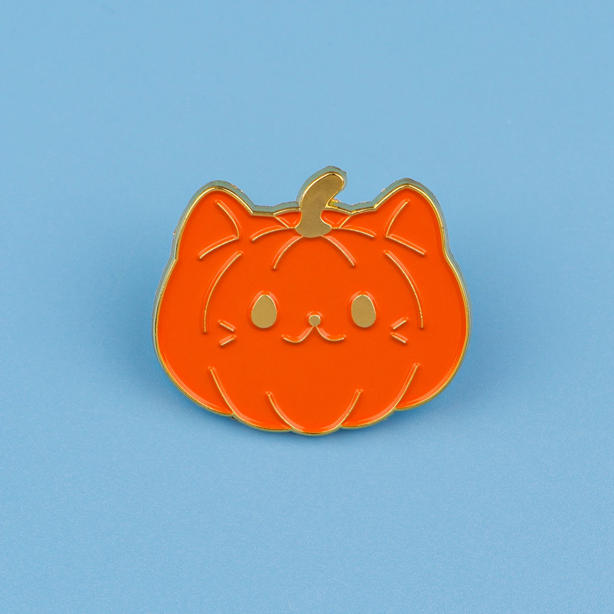 Cat Pumpkin Head Funny Halloween Party Brooches Cute Metal Enamel Pins Lapel Backpack Badges Jewelry Gift Kids