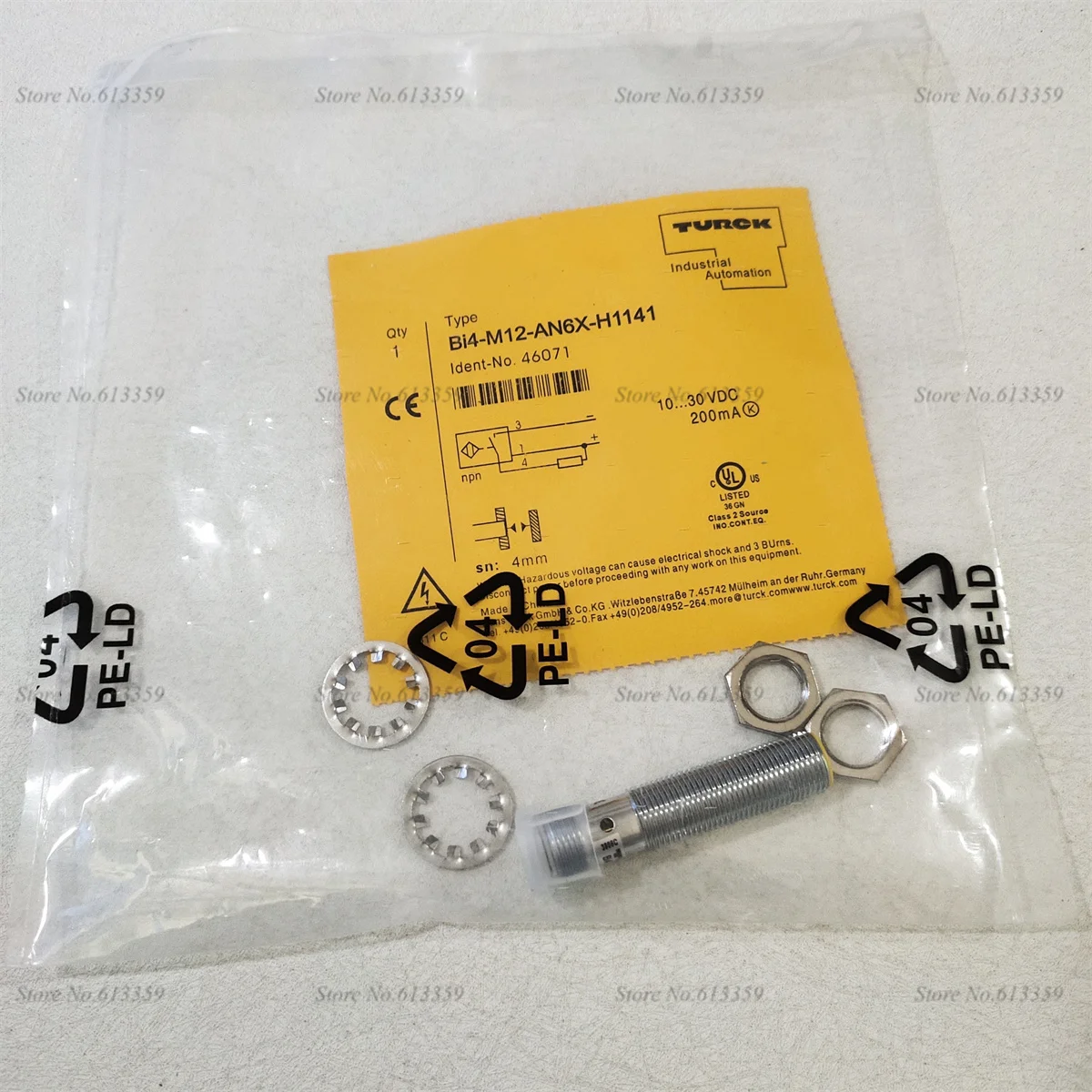 BI4-M12-AP6X-H1141 BI4-M12-AN6X-H1141 Turck جديد مستشعر القرب عالية الجودة