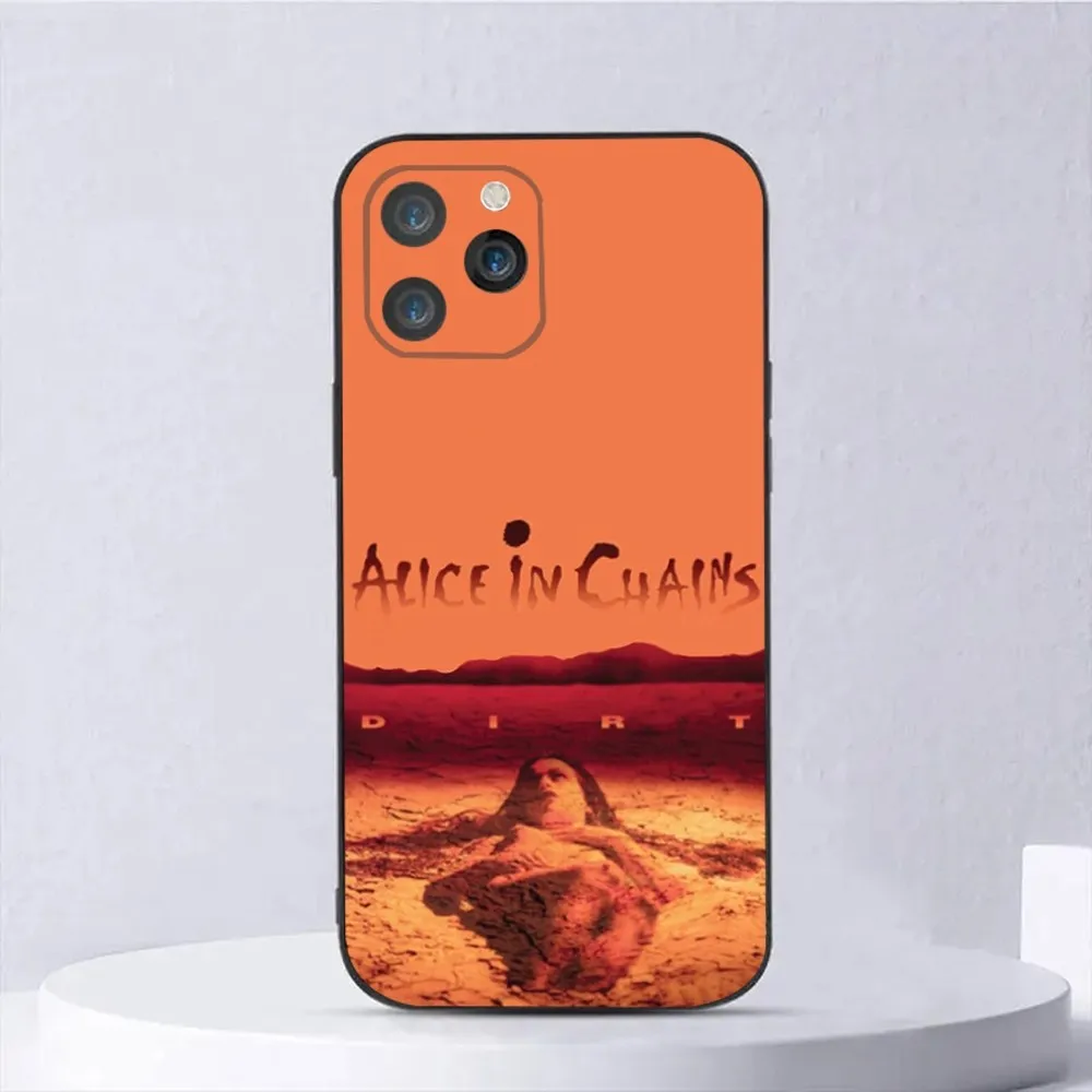 جراب هاتف A-Alice في سلاسل C لهاتف iPhone ، غطاء أسود سيليكون ناعم 13 ، 14 ، 14 ، ، ، Plus ، Pro Max ، XS ، X ، XR ، SE ، Mini ، 8,7