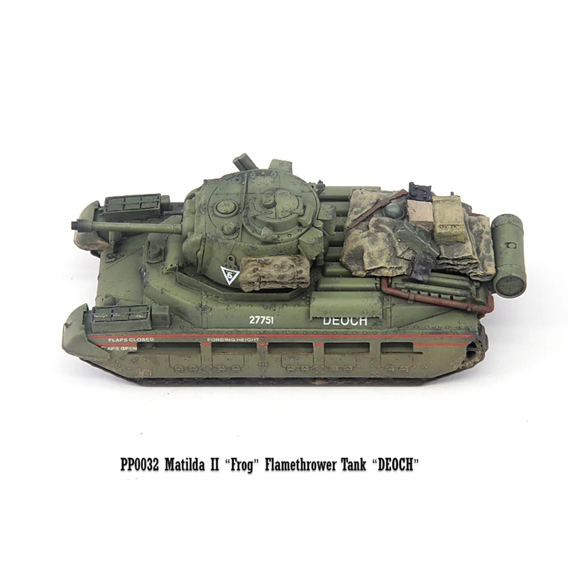 1:72 Scale Plastic PP0032 Matilda 2 Australia Tank Model Militarized Combat Track Type Classics Gifts Collection Static Display