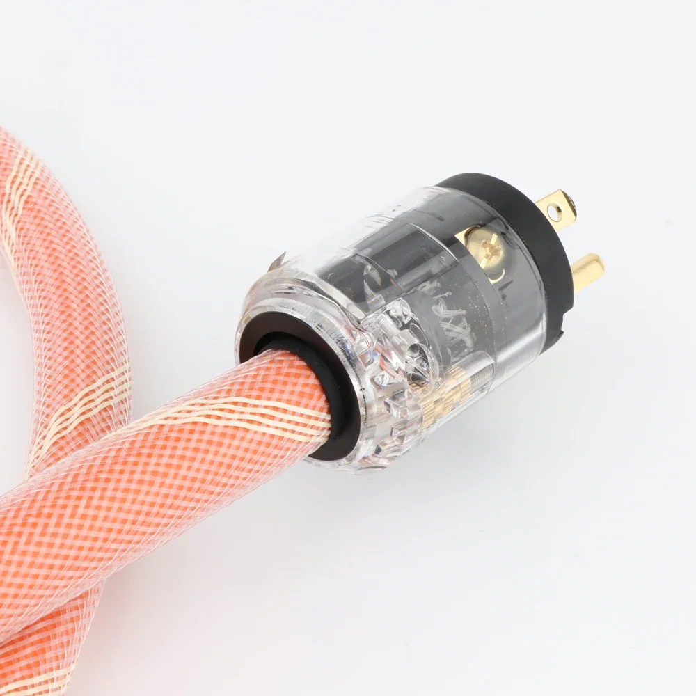 Preffair D505 الصوت OFC كابل الطاقة النحاسي HIFI الولايات المتحدة سلك الطاقة كابل التيار المتناوب الاتحاد الأوروبي الصوت الطاقة الأساسية #5
