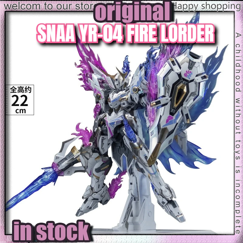 

【In Stock】22cm MG 1/100 SNAA YR-04 FIRE LORDER Assembly Model Emperor Series Phantom Flame Soul Fire Lord Model Collectibl Toy
