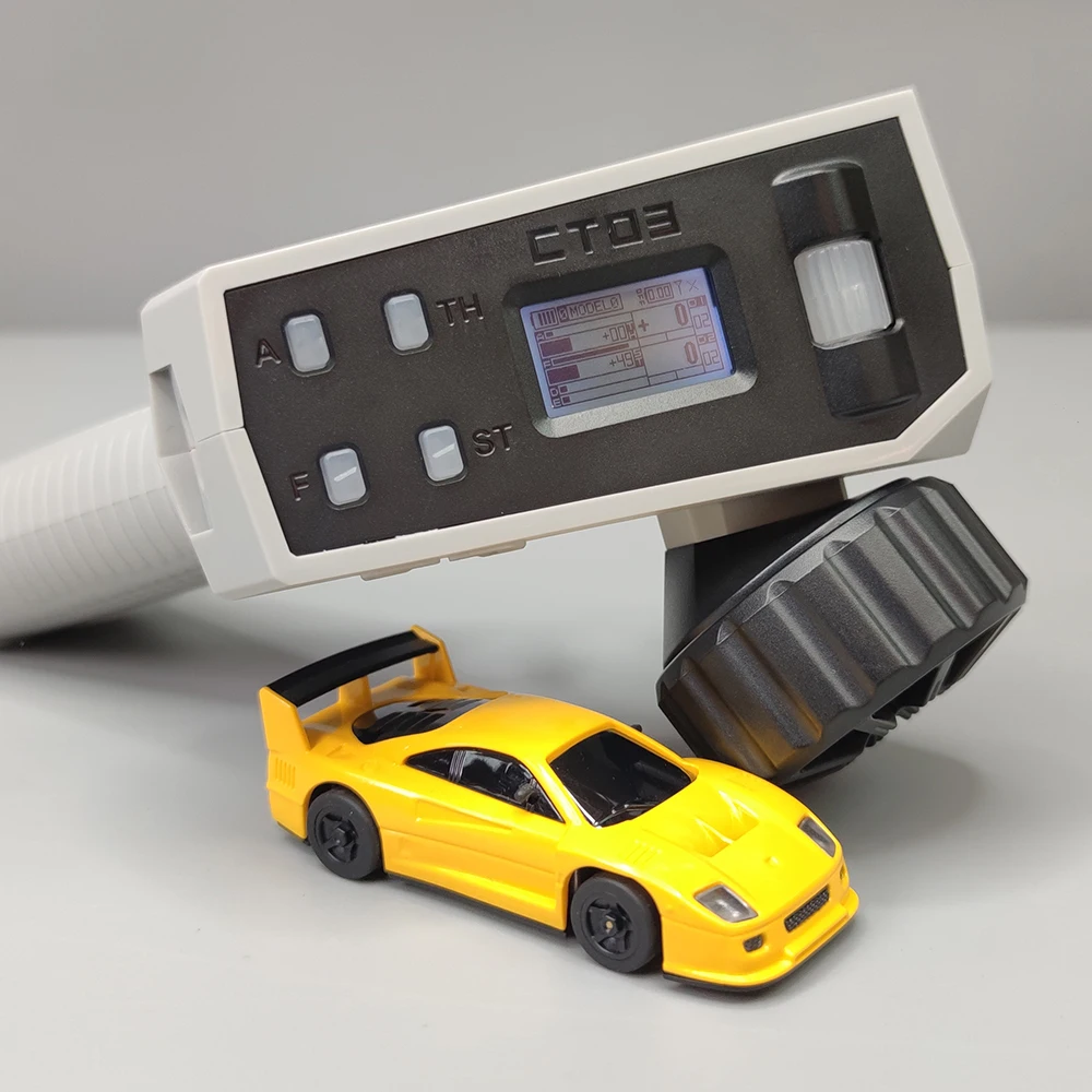 LDARC S100 1:64 Scale RC Drift Car Rear-Wheel Drive Full-Scale Steering Mini Remote Control Racing Car for Kids Adults Gift