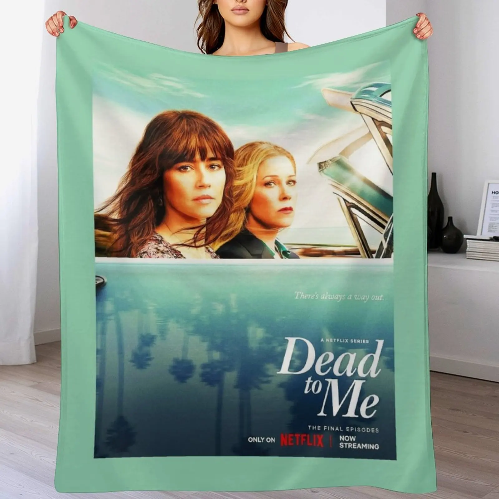 Dead to Me: There's Always a Way Out Promo Throw Blanket Designers Winter beds Vintage Blankets