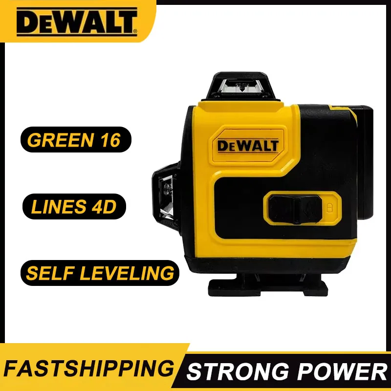 Dewalt Laser Level 360 Green 16 Lines 4D Self Leveling 360 Horizontal Vertical Super Powerful Beam construction Tools Original